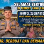PERASAN RINDU DAN RASA TERIMA KASIH MENDALAM WARGA CIKARANG TIMUR, KOMPOL SUGIHARTO PINDAH TUGAS JABATAN BARU DI POLRES METRO BEKASI
