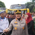 Dipimpin Kombes Pol. Sumarni, Polres Metro Bekasi Amankan Keberangkatan Ribuan Buruh