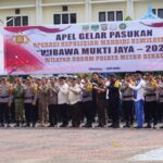 Jaga Jakarta Jaga Bekasi, Polres Metro Bekasi Gelar Pasukan Operasi Wibawa Mukti Jaya 2026