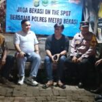Jaga Bekasi On The Spot, Polsek Pebayuran Ajak Warga Perkuat Siskamling dan Cegah Tawuran