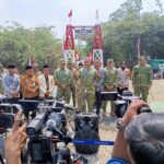 KSAD Resmikan Jembatan Perintis Garuda di Cibarusah, TNI Bangun Ribuan Jembatan dan Sumur Air Bersih